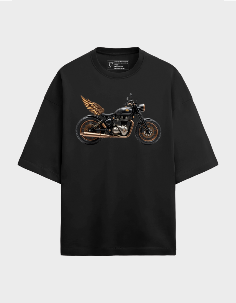 TorqueAngel  Oversized Unisex Terry  Graphic Tee