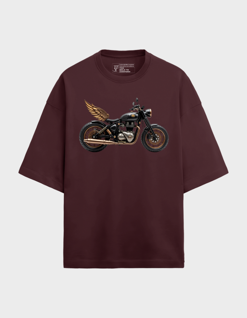 TorqueAngel  Oversized Unisex Terry  Graphic Tee