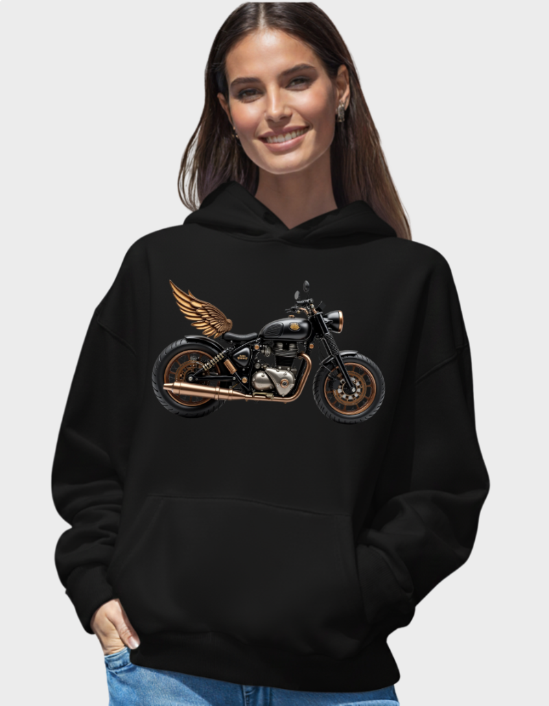 Torque Angel Unisex Brushed Fleece Graphic Hoodie