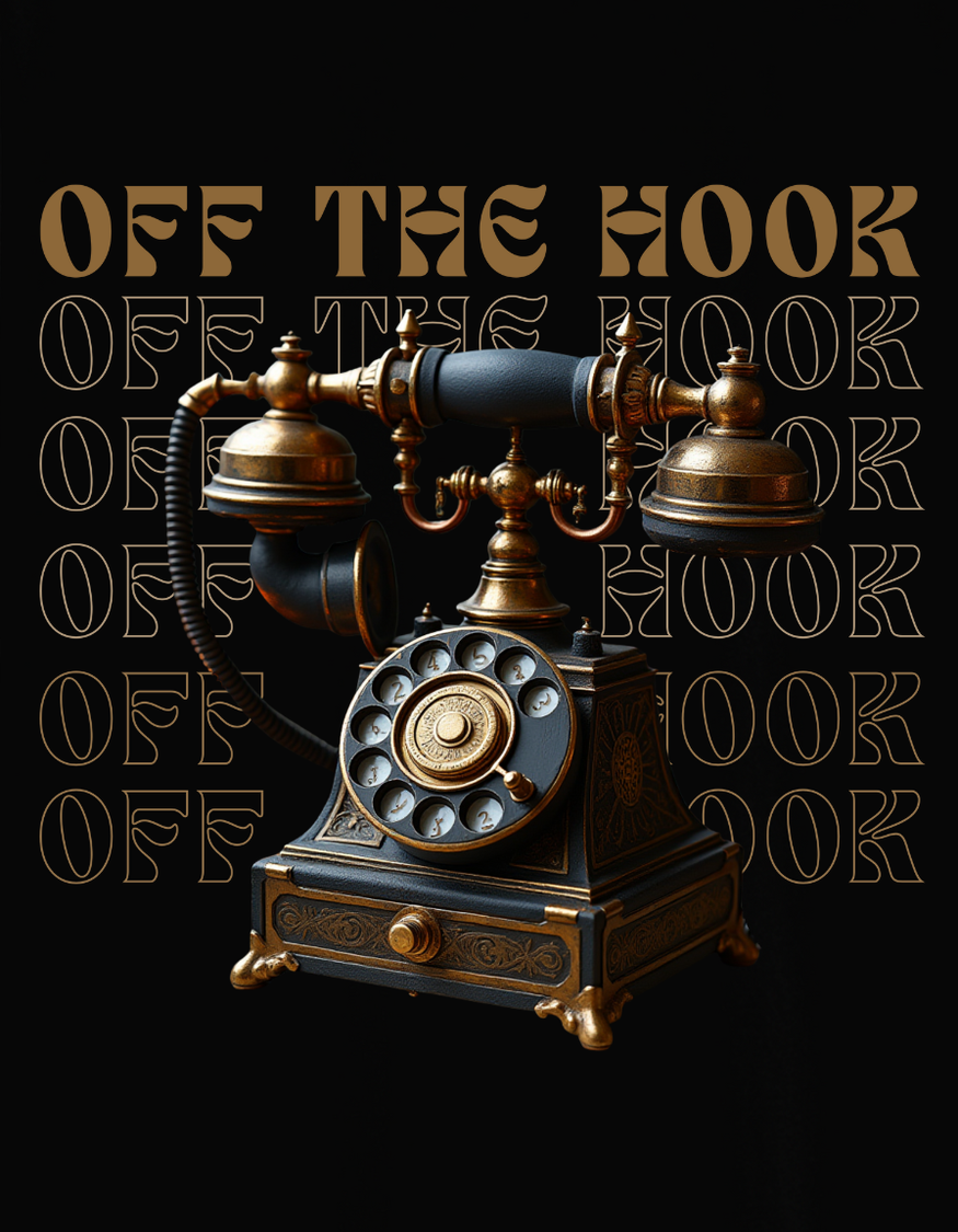 Off the Hook Unisex Graphic T-Shirt artwork