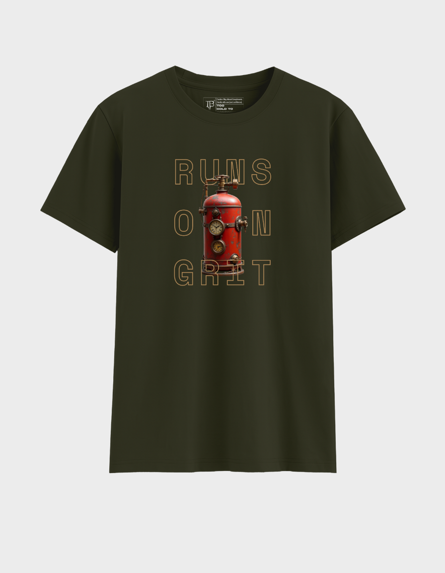 Runs on Grit Unisex Graphic T-Shirt