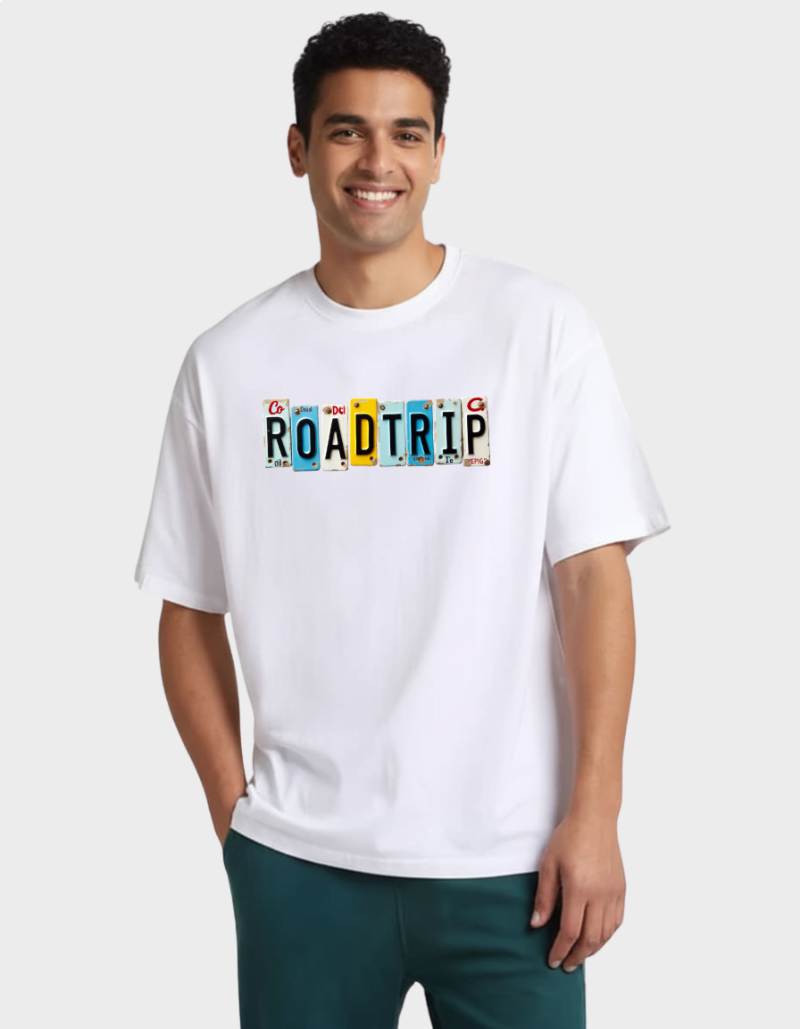 Road Trip- Unisex Graphic Oversized T-Shirt