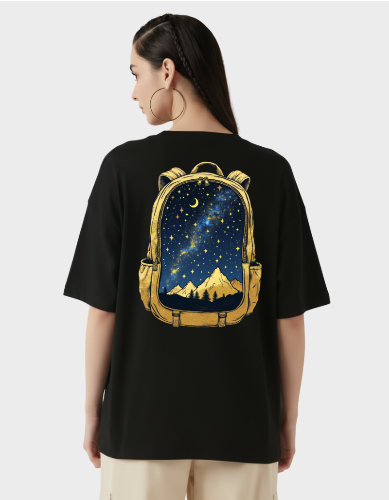 Frontier Graphic Unisex Oversized T-Shirt