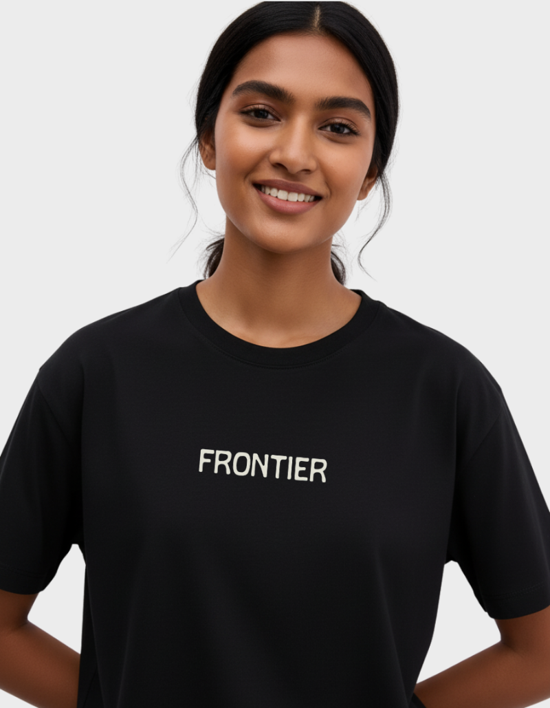 Frontier Graphic Unisex Oversized T-Shirt
