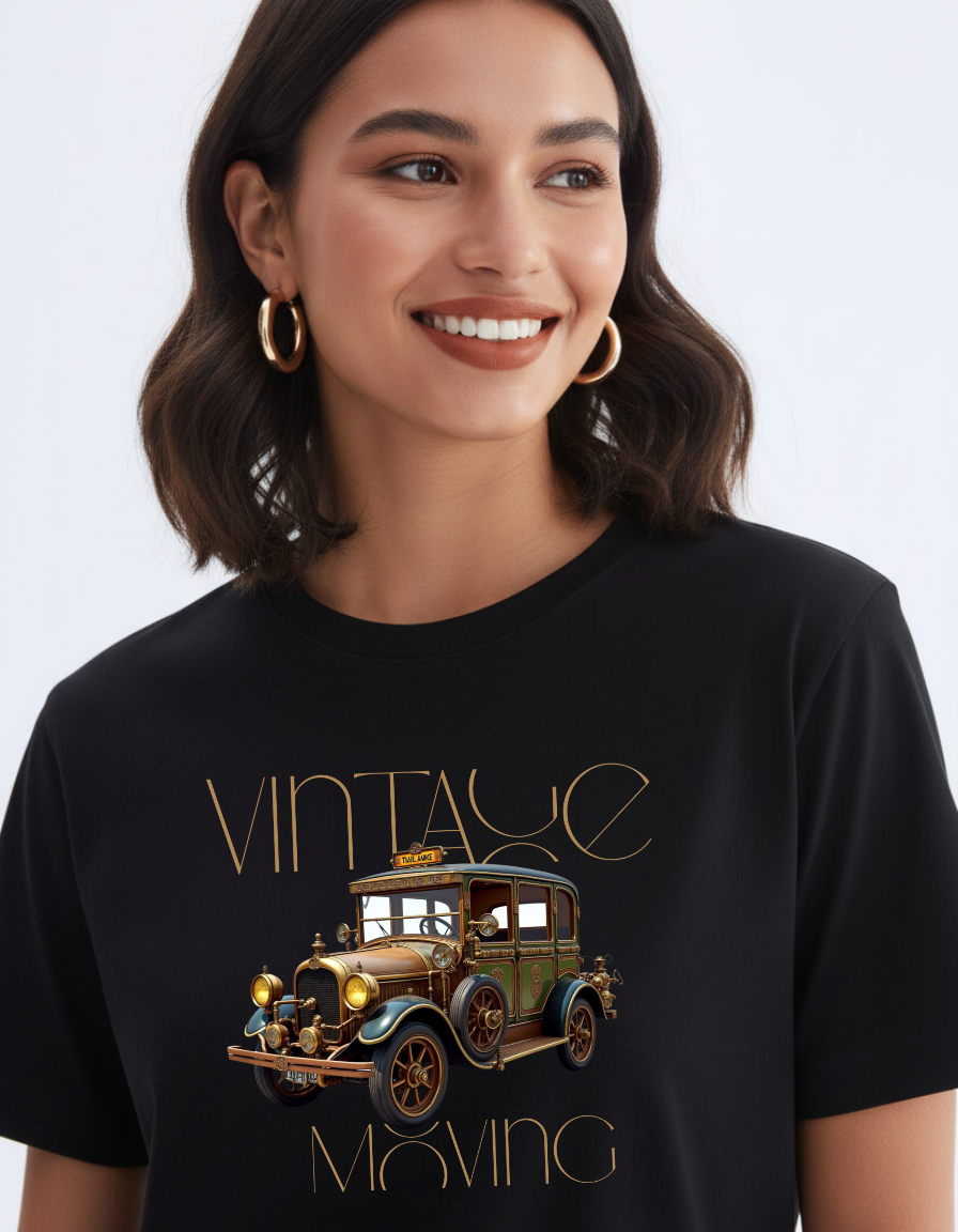 Vintage Moving Unisex Graphic T-Shirt