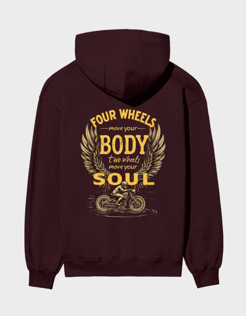 Soul Ride Unisex Brused fleece Graphic Hoodie