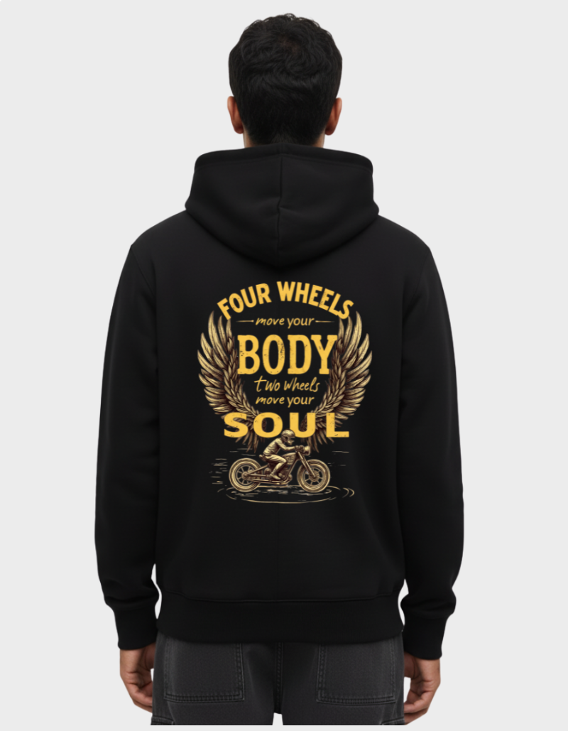 Soul Ride Unisex Brused fleece Graphic Hoodie
