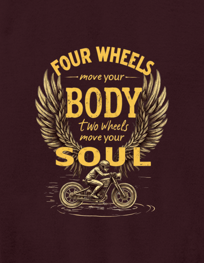 Soul Ride Unisex Brused fleece Graphic Hoodie artwork