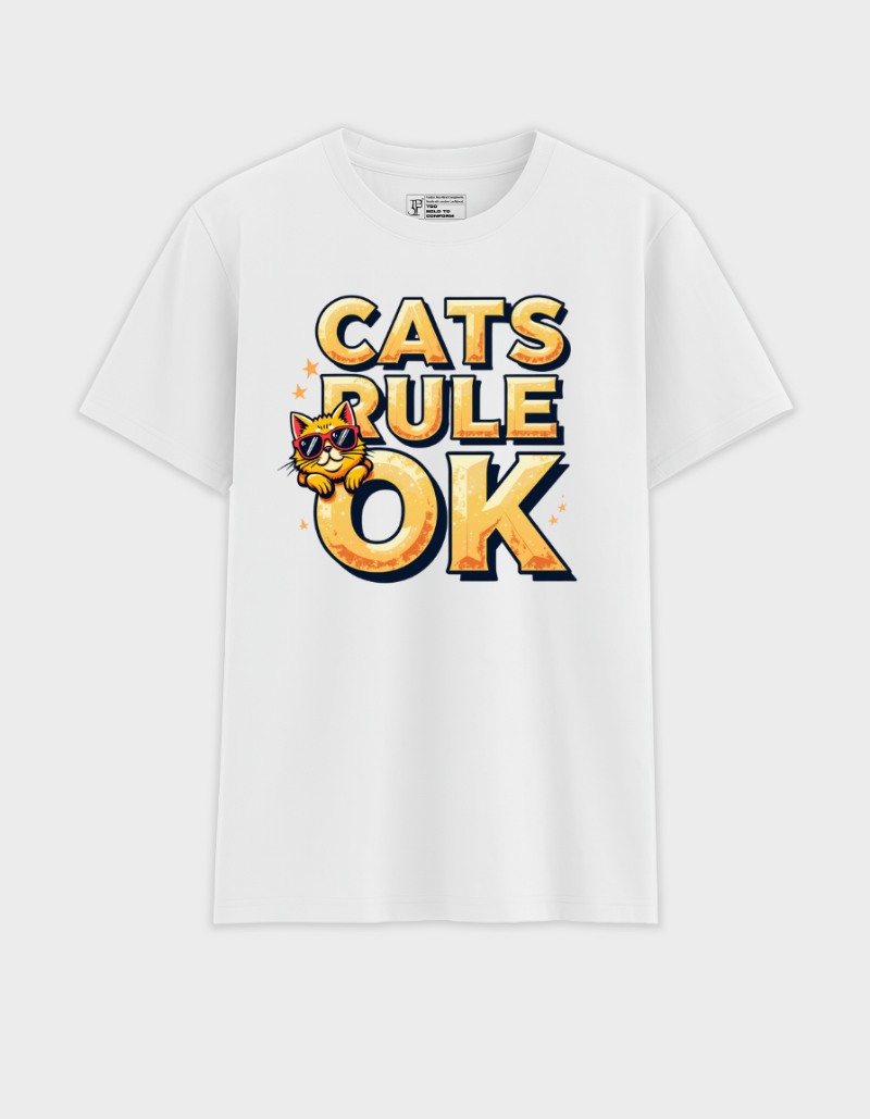 Cat Graphic Unisex Classic T-Shirt