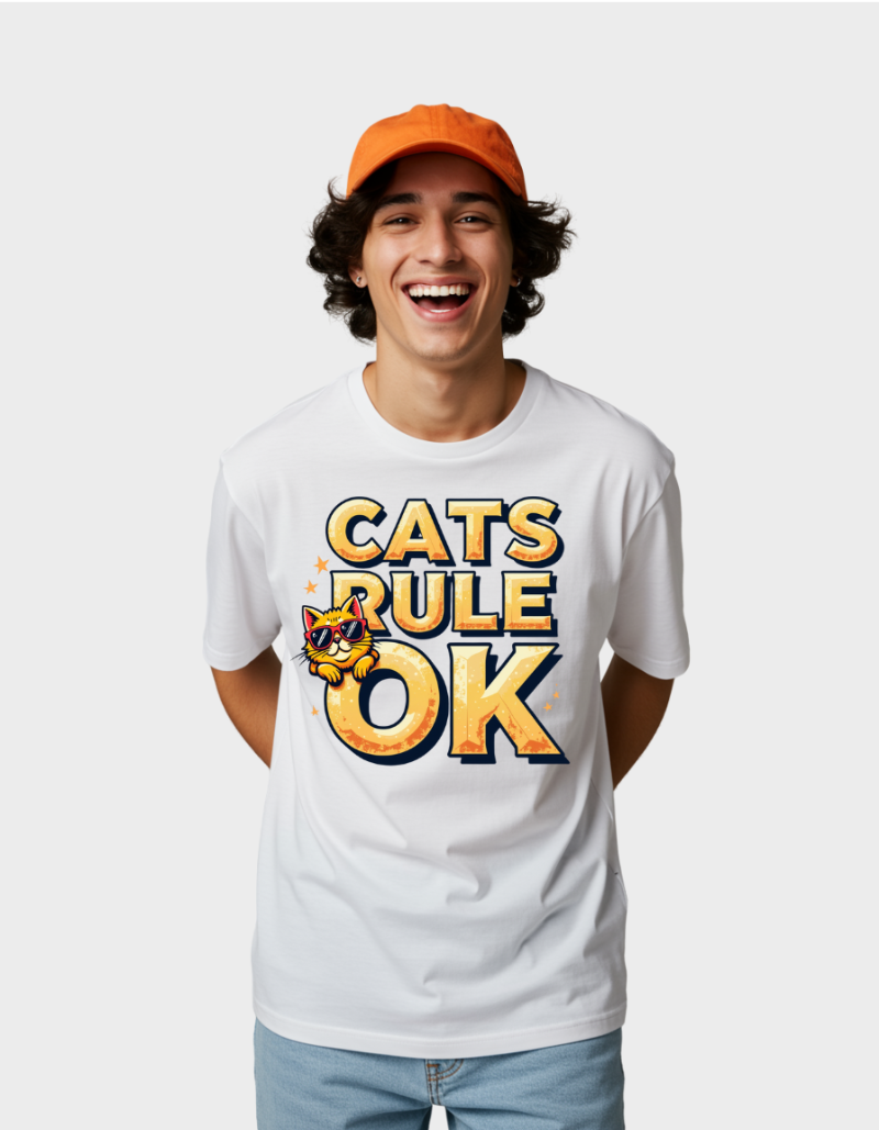 Cat Graphic Unisex Classic T-Shirt