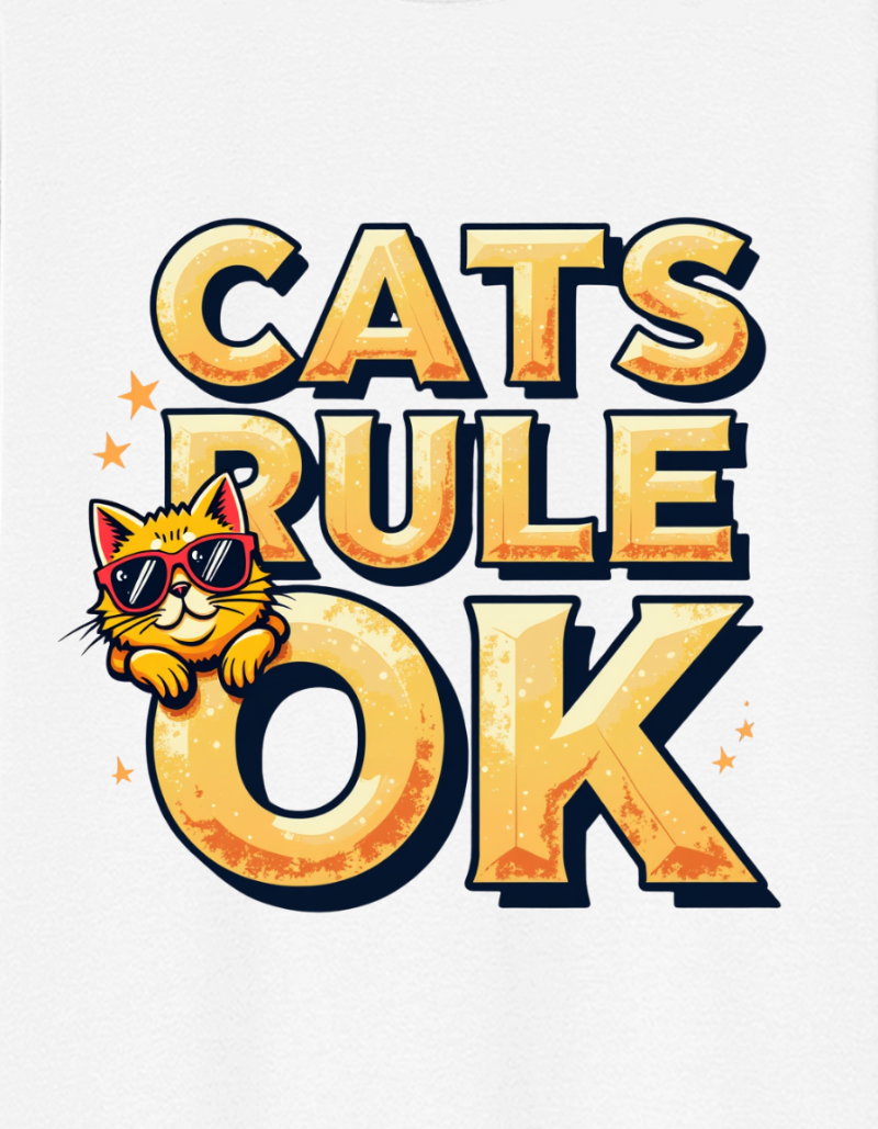 Cat Graphic Unisex Classic T-Shirt