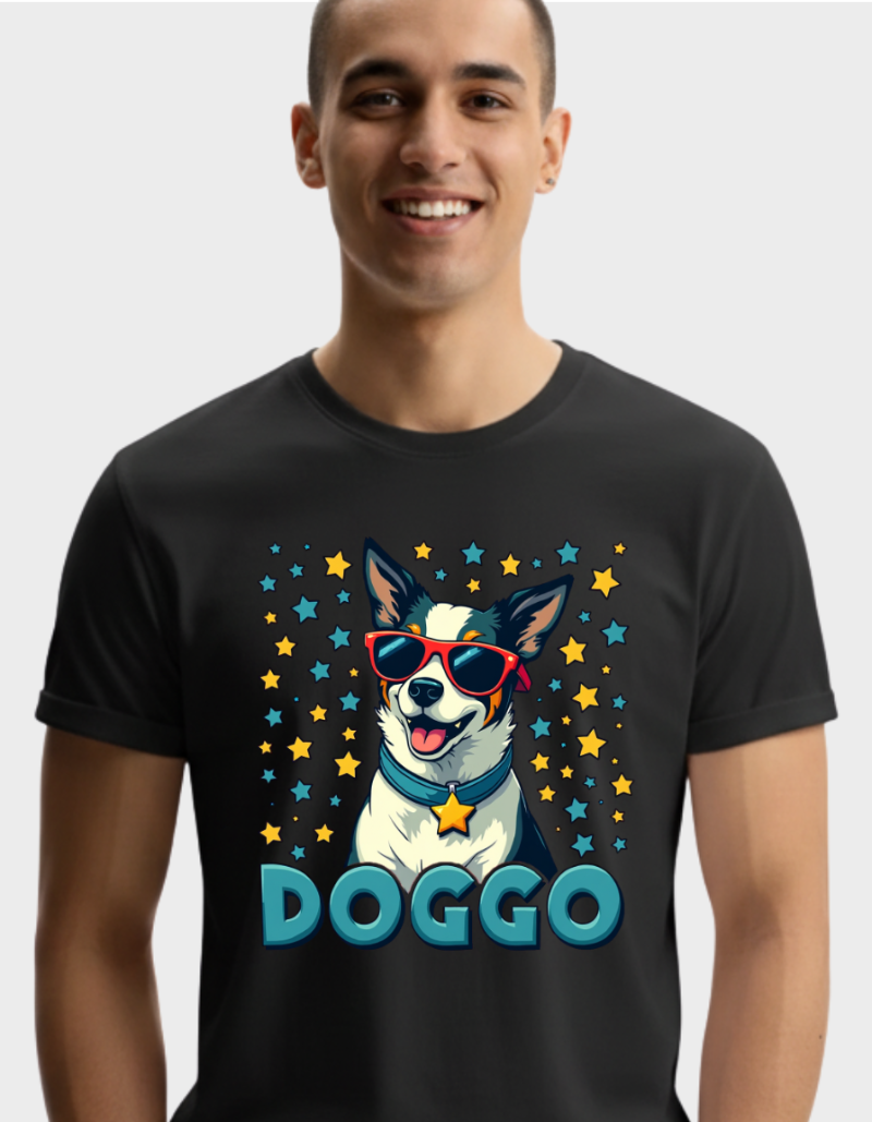Doggo Unisex Cotton Graphic Tee
