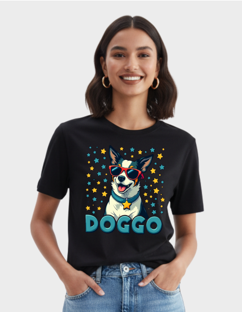 Doggo Unisex Cotton Graphic Tee