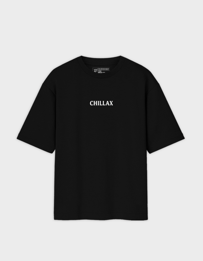 Chillax  Oversized Unisex Graphic Tee