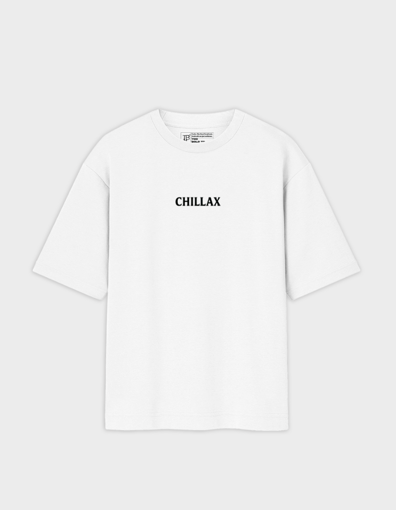Chillax  Oversized Unisex Graphic Tee