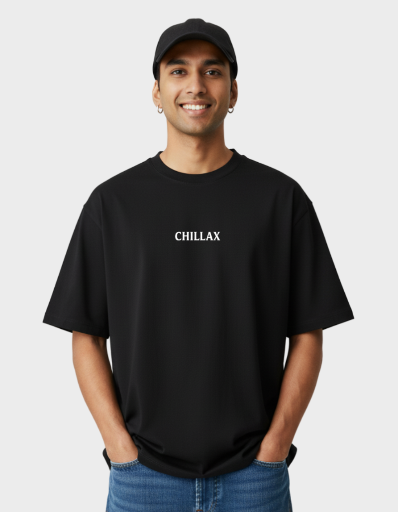 Chillax  Oversized Unisex Graphic Tee