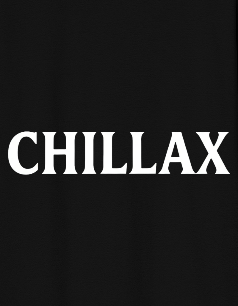 Chillax  Oversized Unisex Graphic Tee