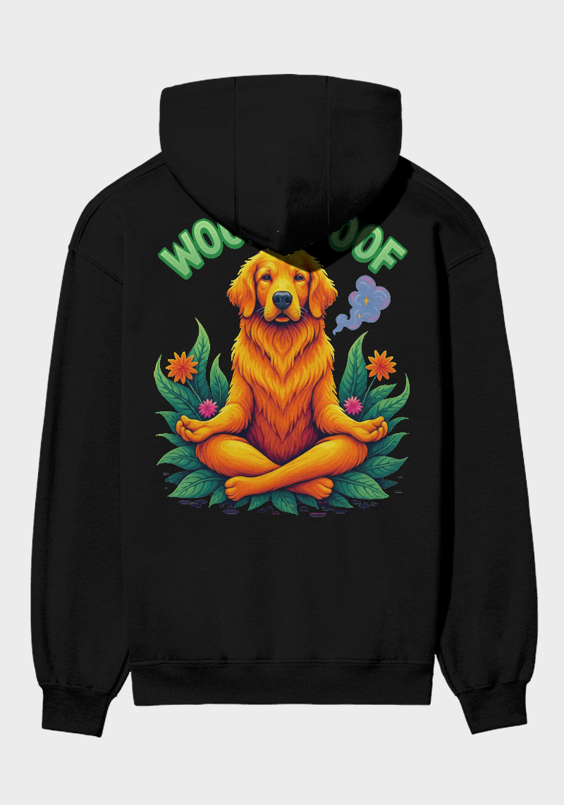 Woof Poof Unisex  Brushed Fleece Graphic  Hoodie