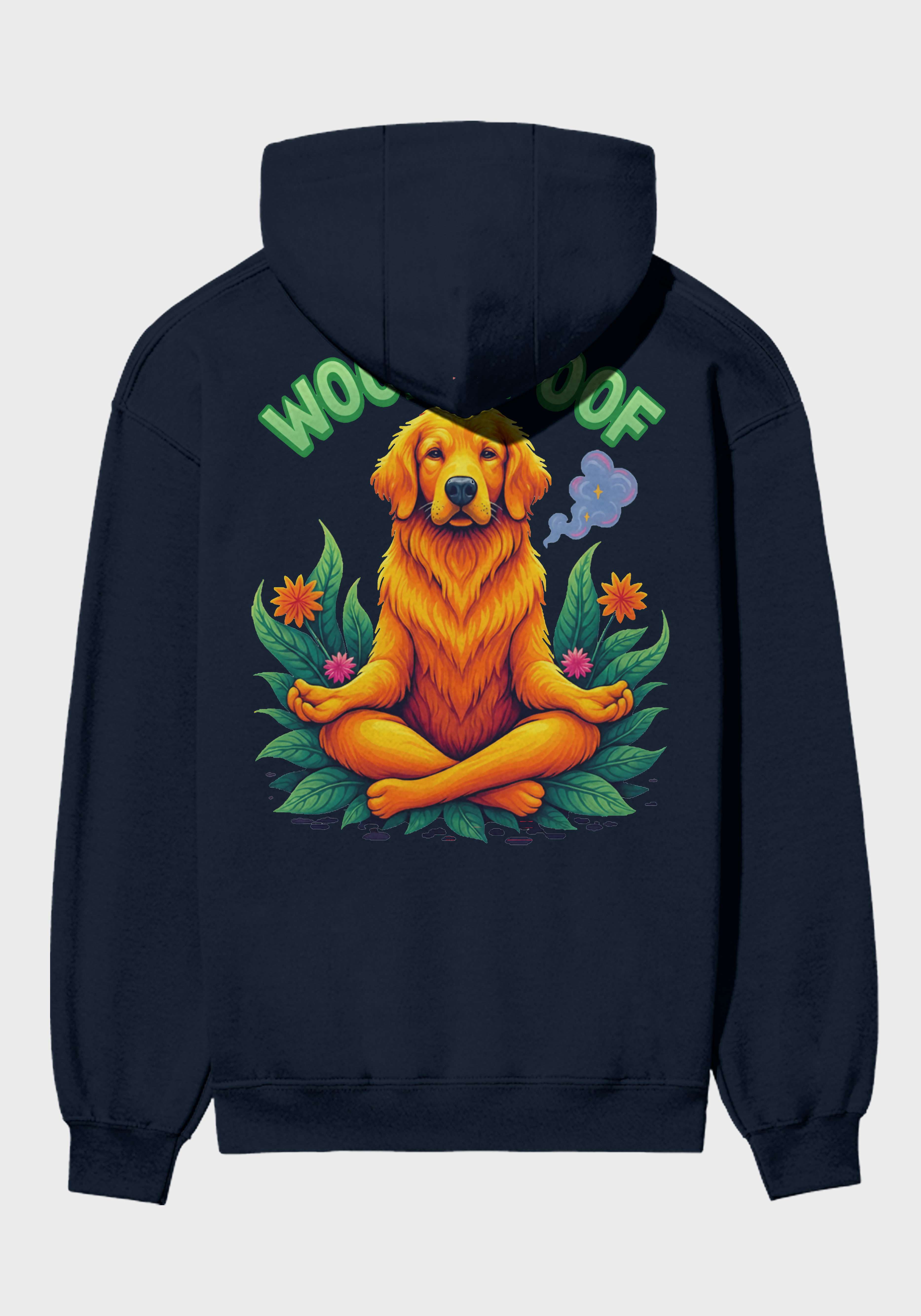 Woof Poof Unisex  Brushed Fleece Graphic  Hoodie