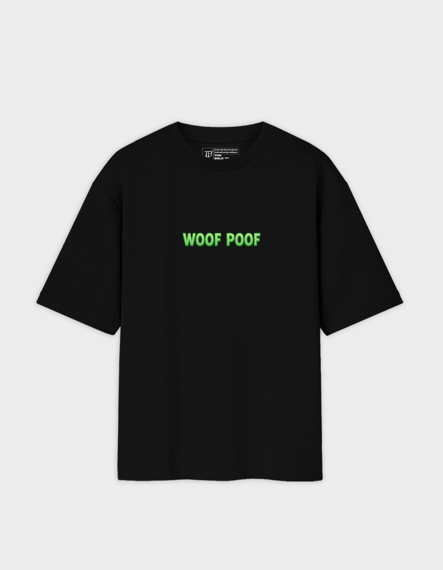 WoofPoof Oversized Unisex Graphic Tee