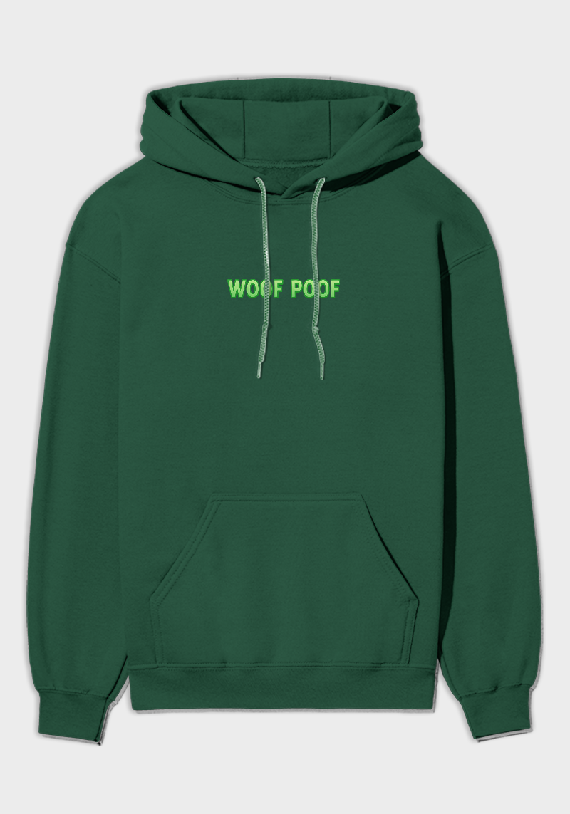 Woof Poof Unisex  Brushed Fleece Graphic  Hoodie