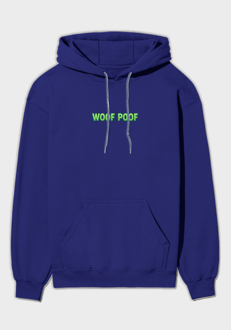 Woof Poof Unisex  Brushed Fleece Graphic  Hoodie