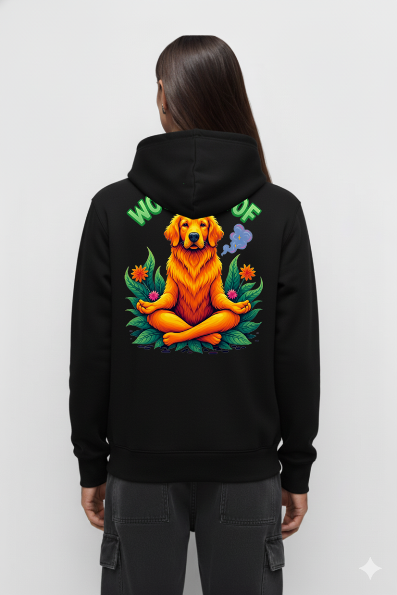 Woof Poof Unisex  Brushed Fleece Graphic  Hoodie