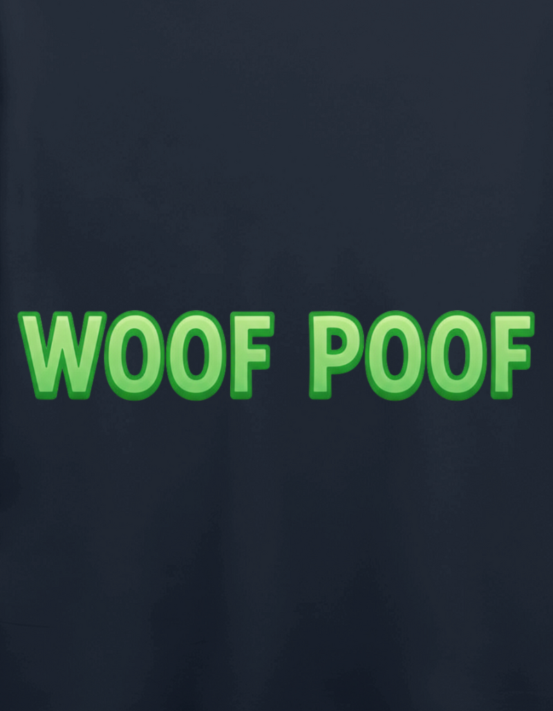 WoofPoof Oversized Unisex Graphic Tee