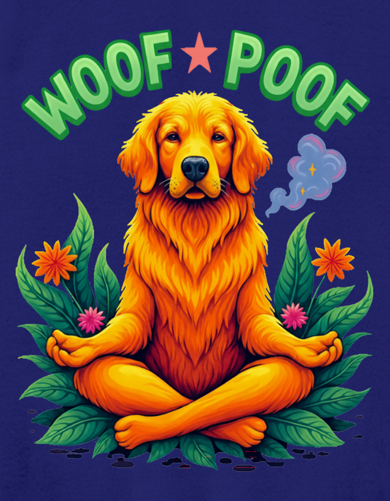 Woof Poof Unisex  Brushed Fleece Graphic  Hoodie