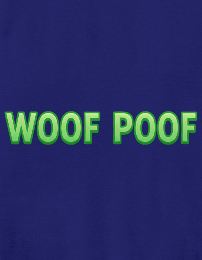Woof Poof Unisex  Brushed Fleece Graphic  Hoodie