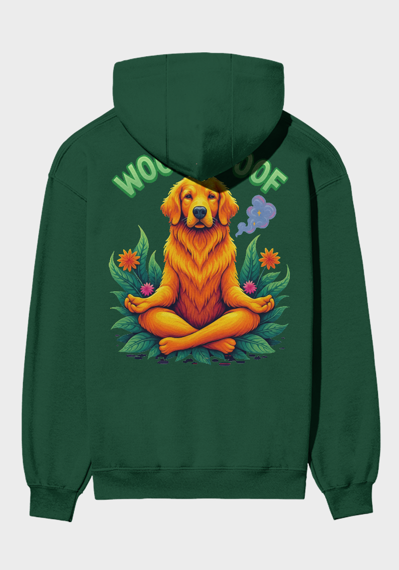 Woof Poof Unisex  Brushed Fleece Graphic  Hoodie