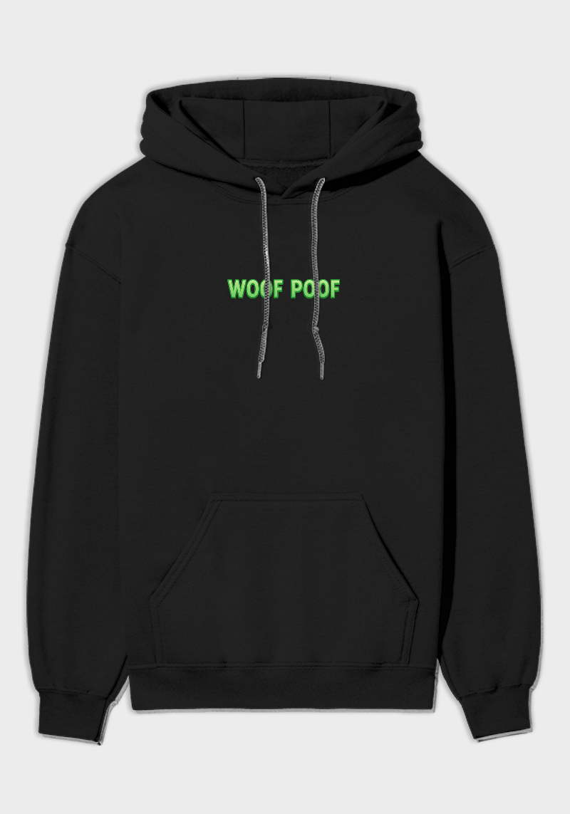 Woof Poof Unisex  Brushed Fleece Graphic  Hoodie