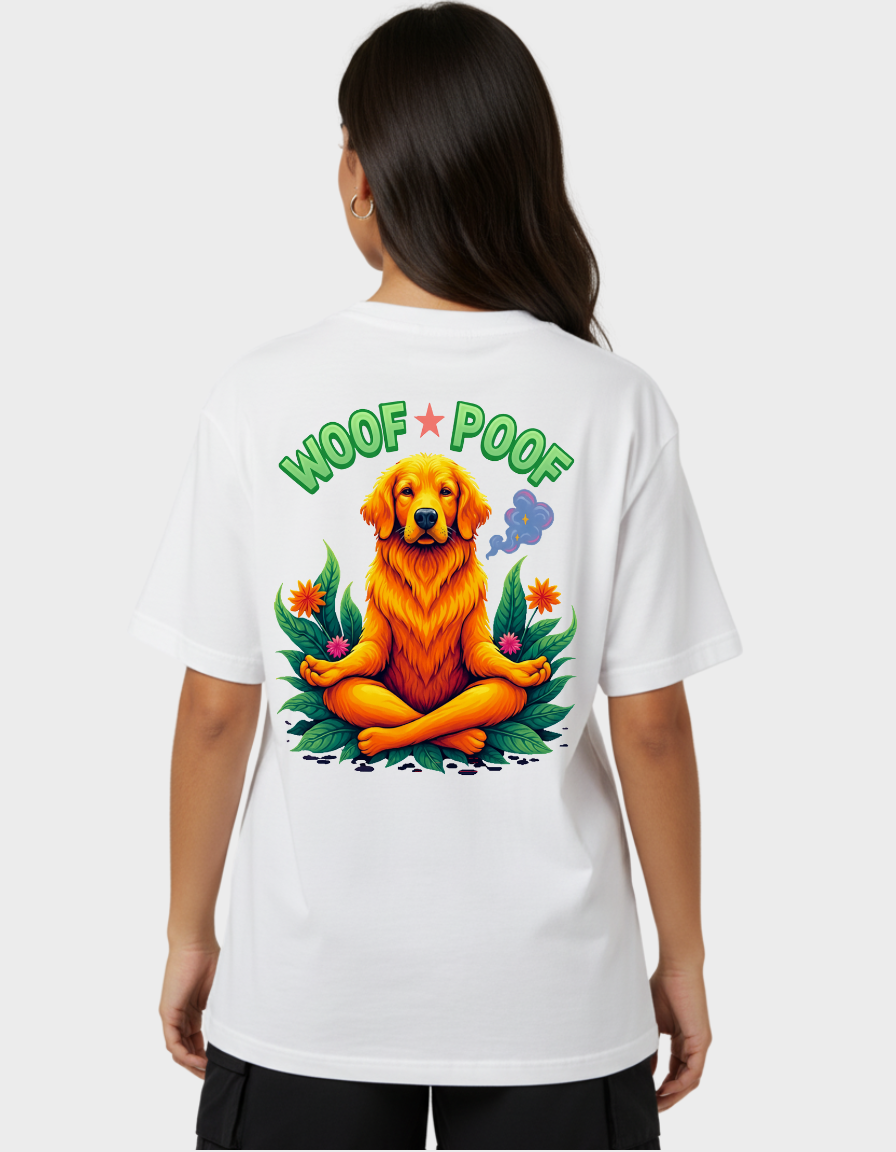 WoofPoof Oversized Unisex Graphic Tee