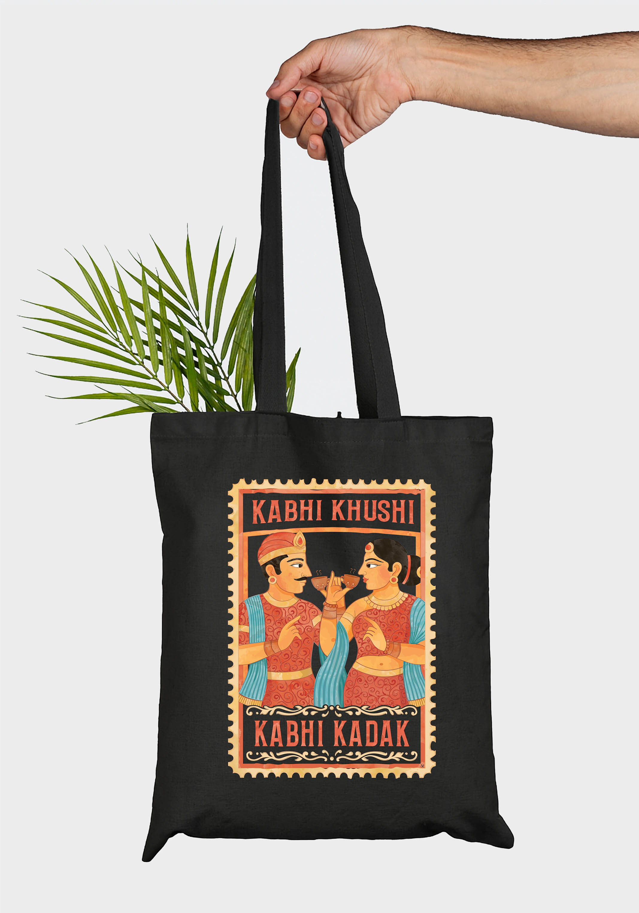 Kabhi Khushi Kabhi Kadak Tote Bag Zipper