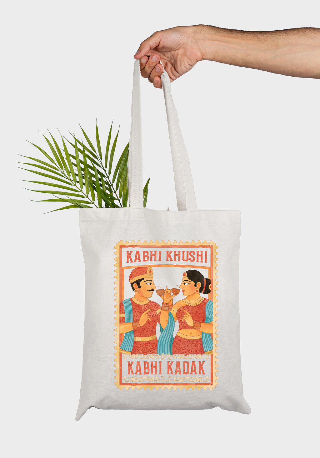 Kabhi Khushi Kabhi Kadak Tote Bag Zipper