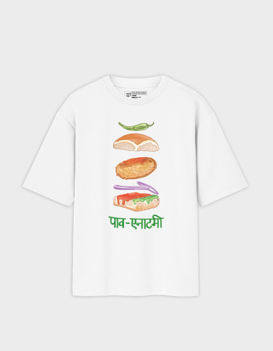 Pav Anatomy Unisex Oversized  Cotton Graphic Tshirt