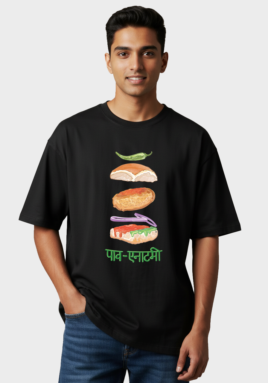 Pav Anatomy Unisex Oversized  Cotton Graphic Tshirt