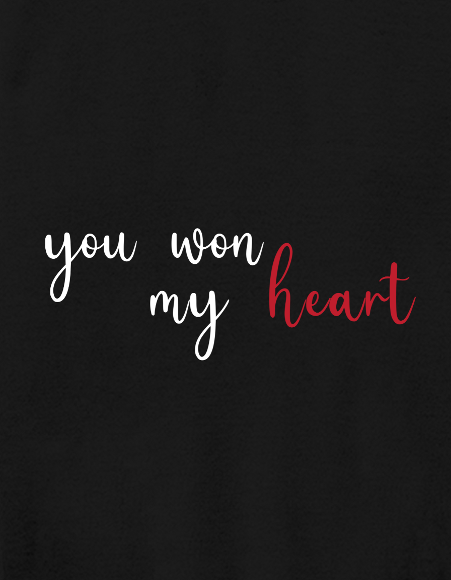 You are my Heart-Unisex Brushed Fleece Hoodie