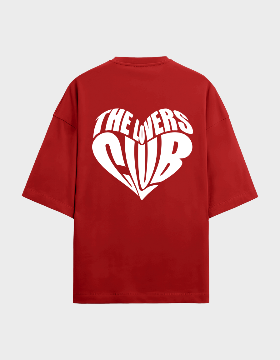 The Lovers Club-Unisex Terry Oversized Tee