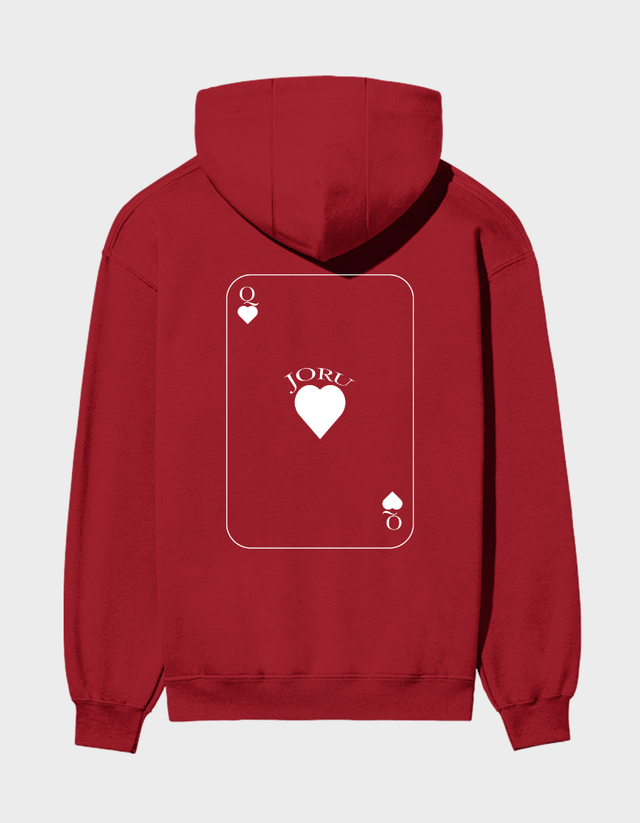 GULAM Playing Card-Unisex Brushed Fleece Hoodie