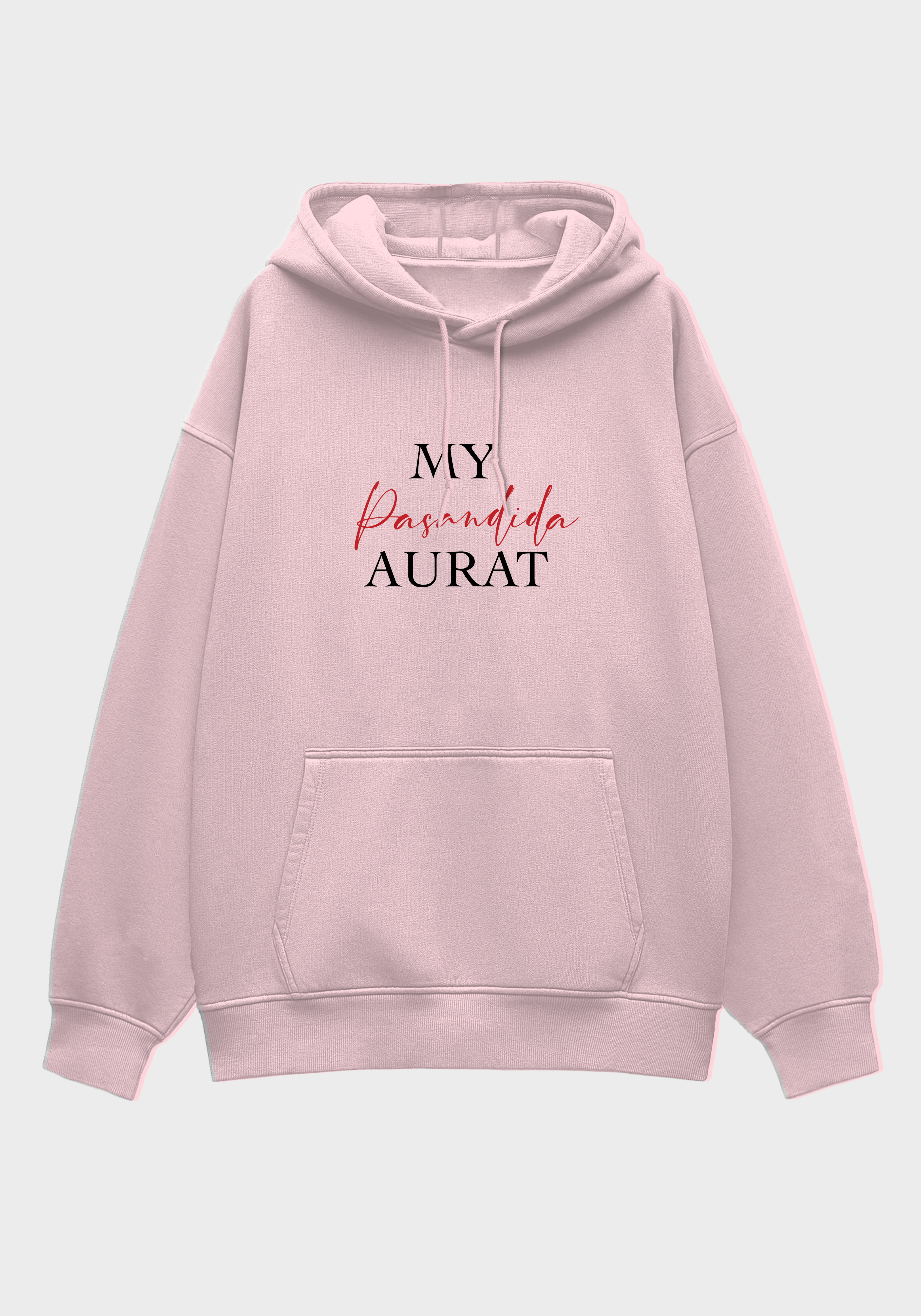 Pasandida Couple -Oversized Brushed Fleece Hoodie