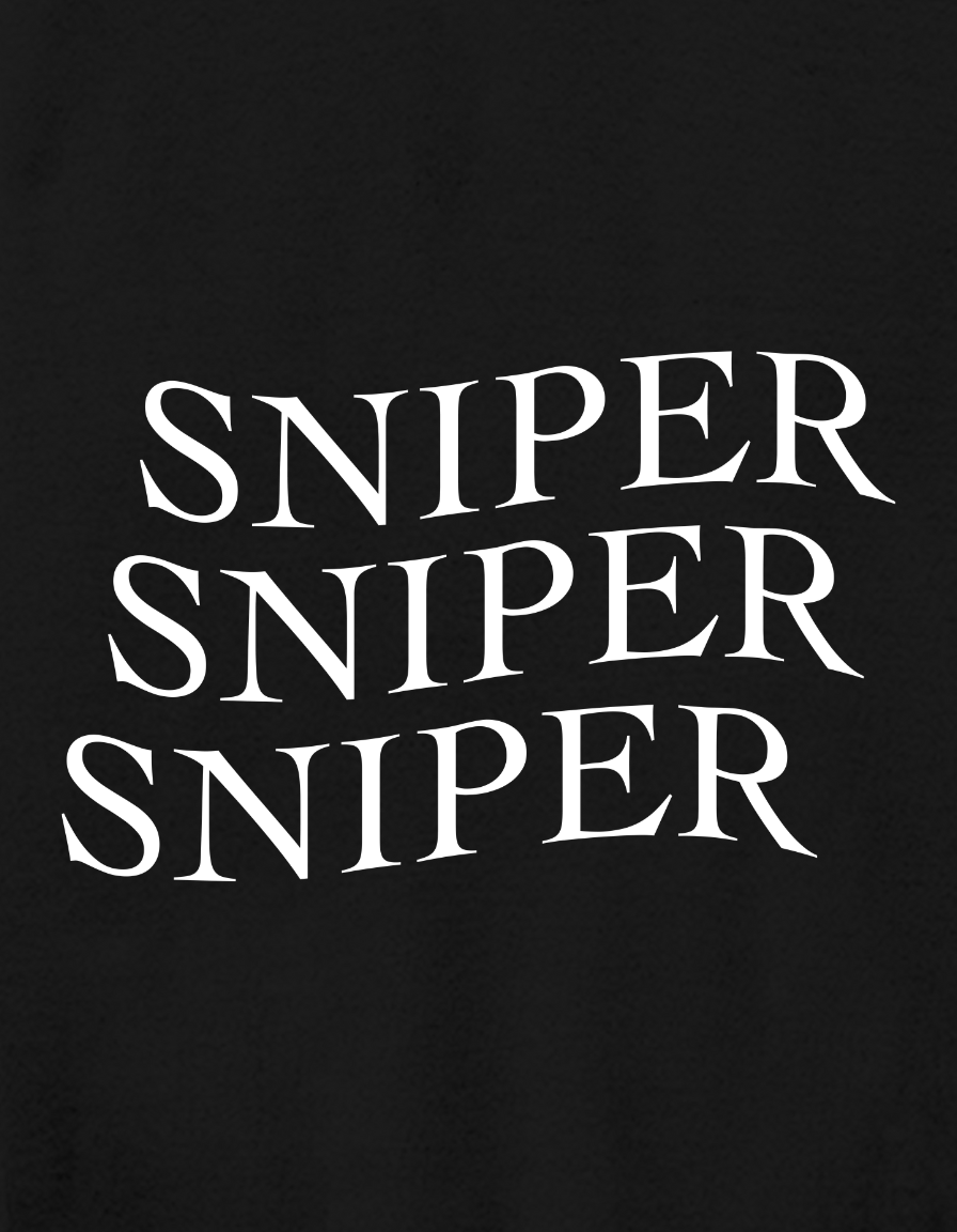 Snipper-Mens Oversized Hoodie