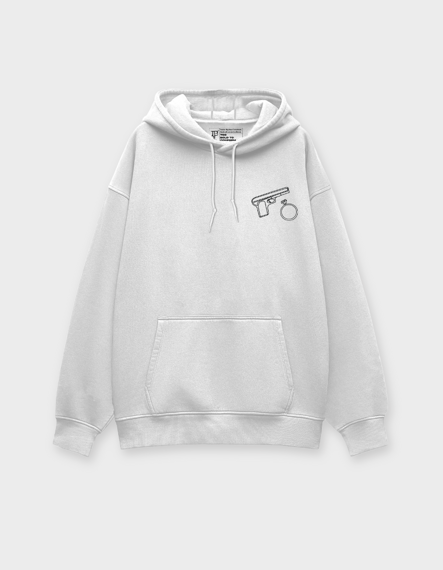 Wifey- Oversized Brushed Fleece Hoodie