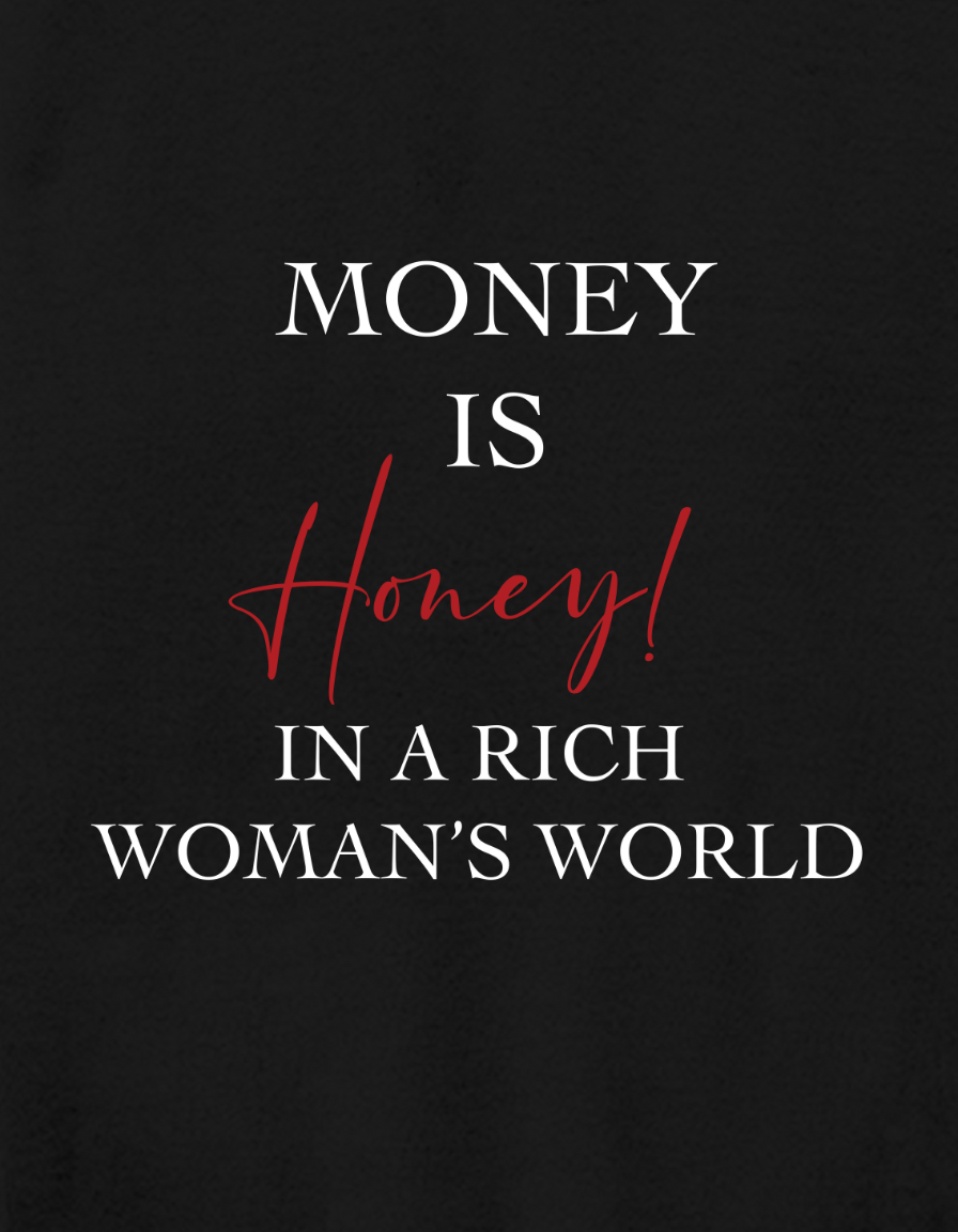 Money is Honey-Womens Oversized Brushed Fleece Hoodie