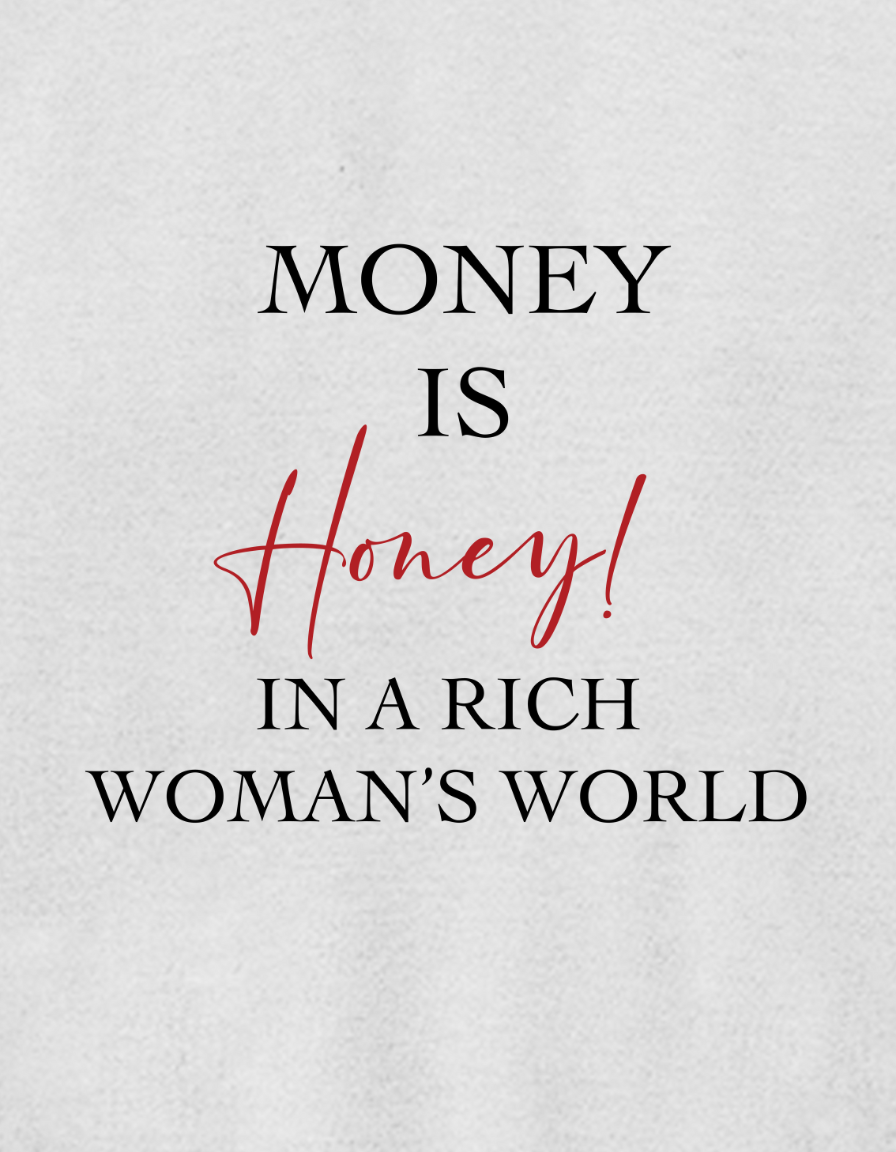 Money is Honey-Womens Oversized Brushed Fleece Hoodie