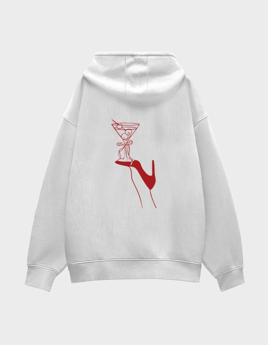 Money is Honey-Womens Oversized Brushed Fleece Hoodie