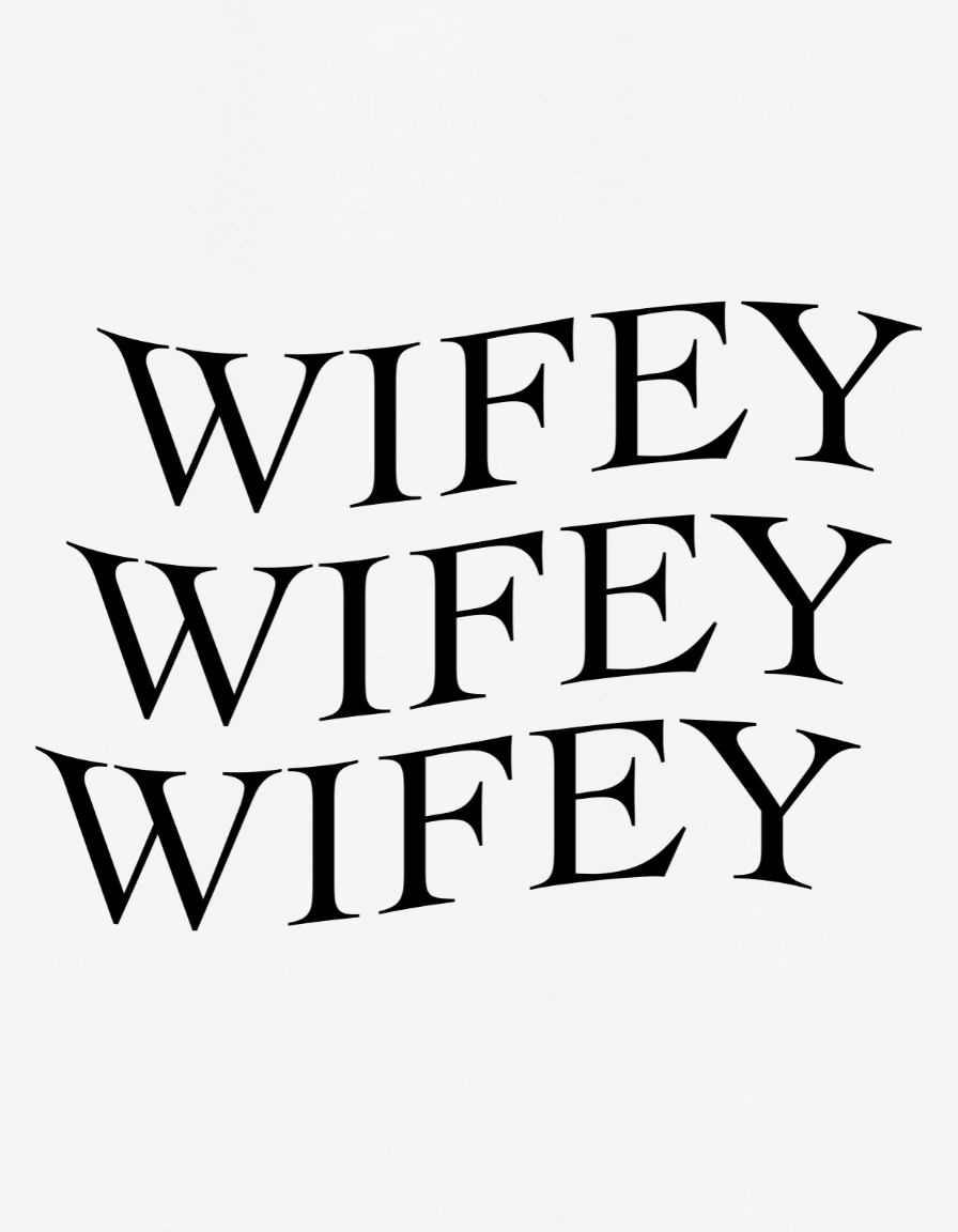 Wifey Oversized T-Shirt