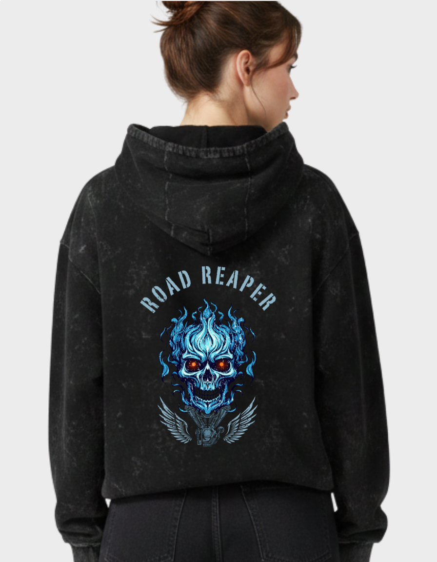 Road Reaper Unisex Acid Washed Hoodie
