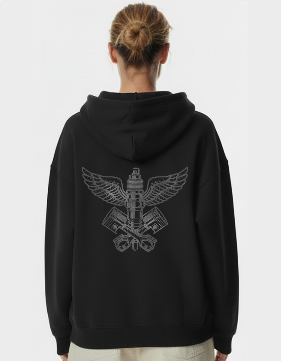 Kickstart Unisex Zip Hoodie