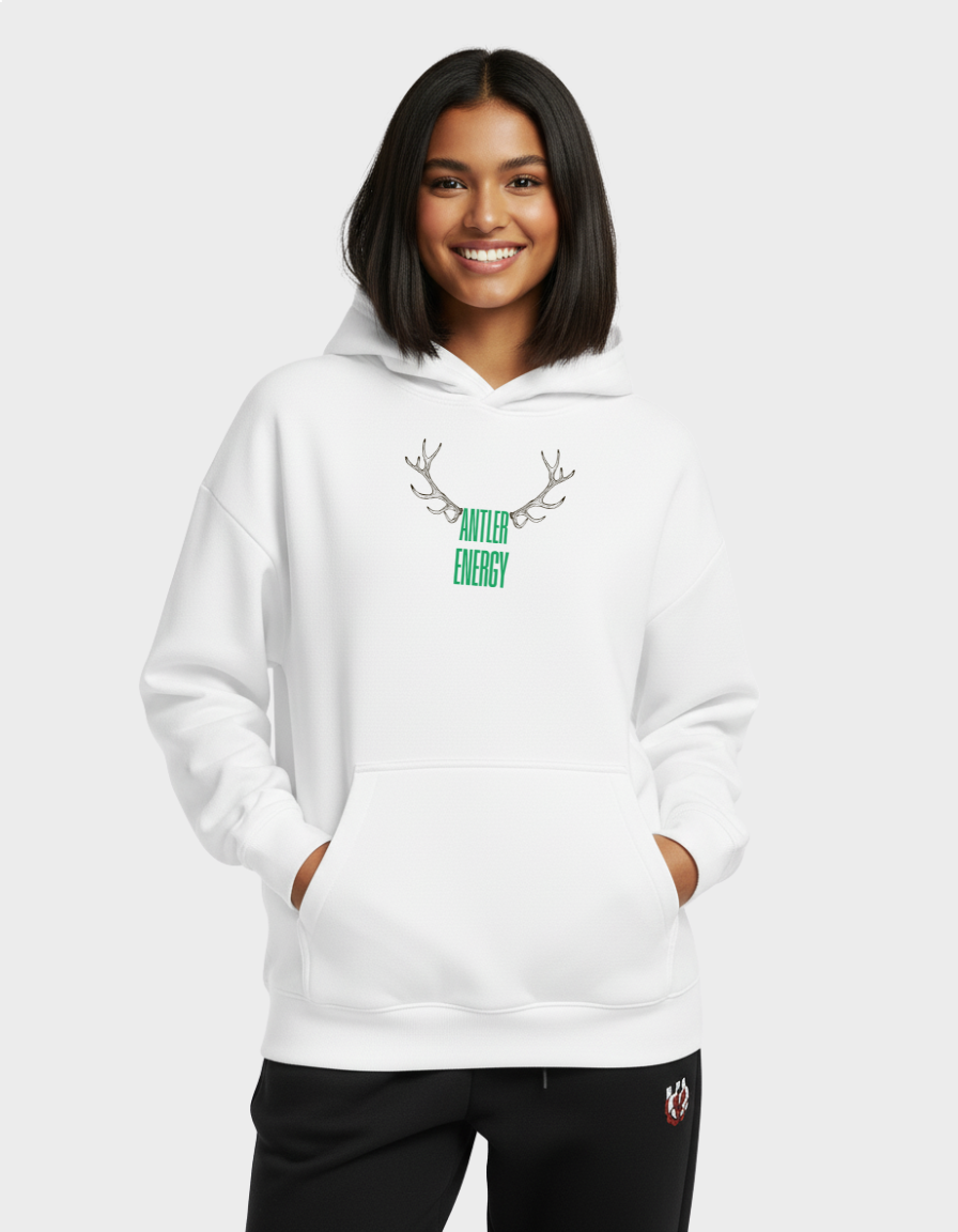 Antler Energy Unisex Brushed Fleece Hoodie